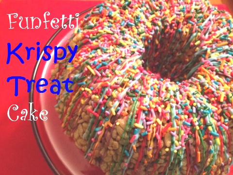 funfetti krispy cake